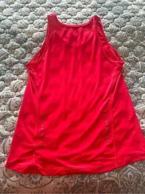 Asics Women's bright Red Athletic Tank Top, Lightweight, Breathable size M
